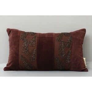 1 PCS Sunlord Beaded Velvet Cushion Cover Rectangle Pillow Case Decor 278936